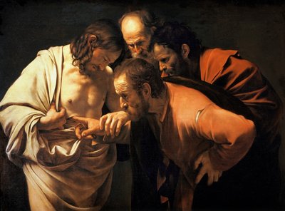 Der Unglaube des heiligen Thomas, 1602-03 von Michelangelo Merisi Caravaggio